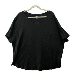 Old Navy Easy Tee Womens XXL Black Short Sleeve Crewneck Jersey Stretch